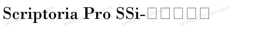 Scriptoria Pro SSi字体转换